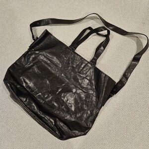 Marsell large black leather bag. Made in Italy. Like-new condition.
